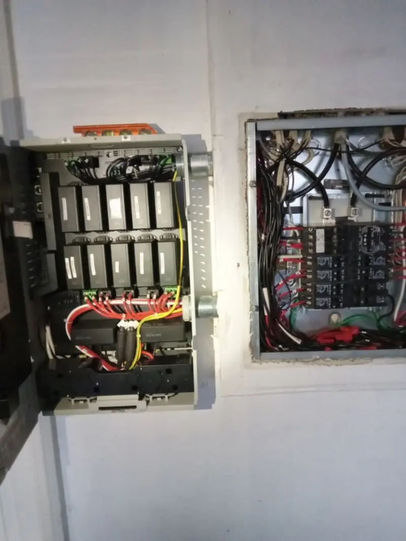 Electrical panel upgrade completed for Indoor Lighting Installation in Bel Aire